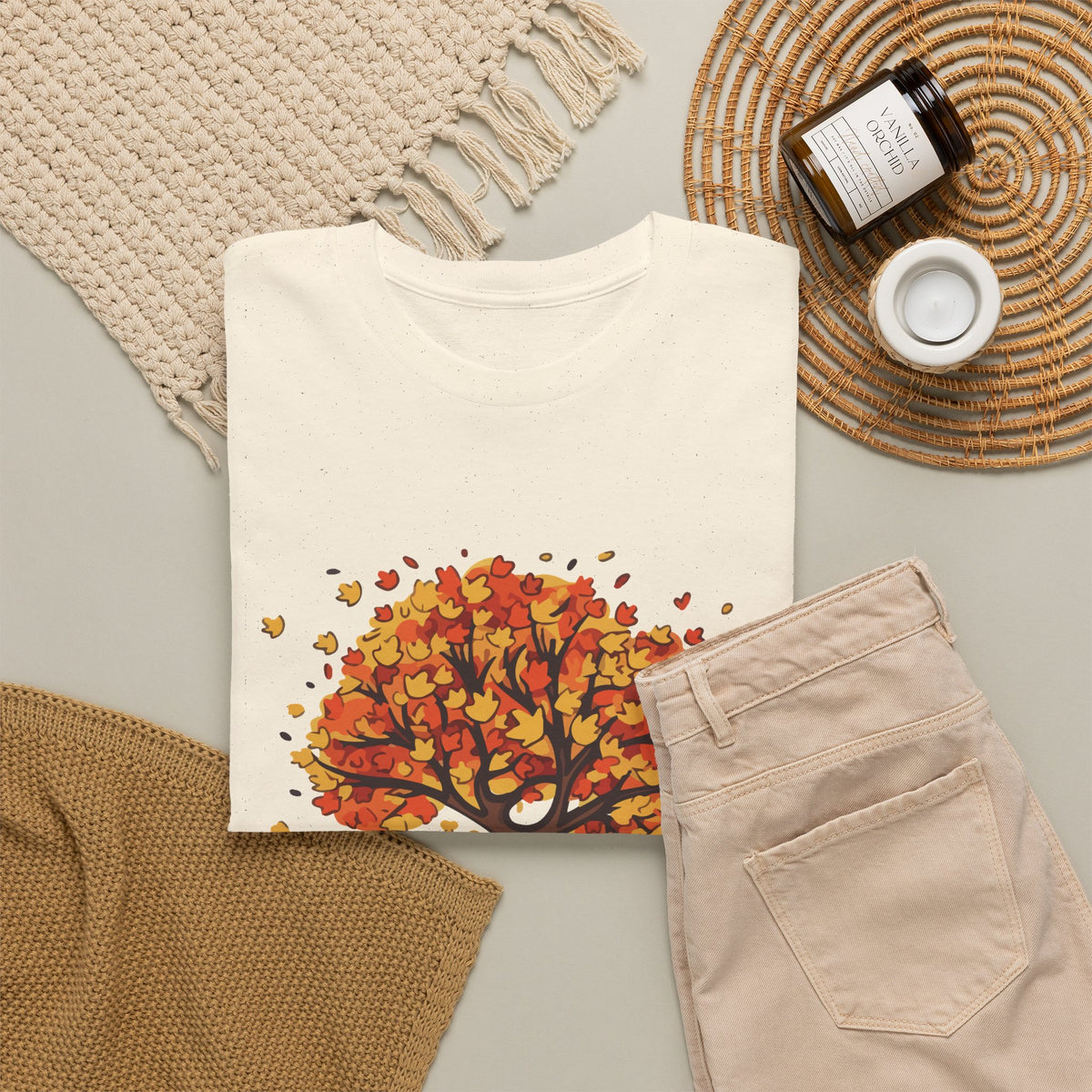Just a Fall Girl Autumn Graphic T-Shirt