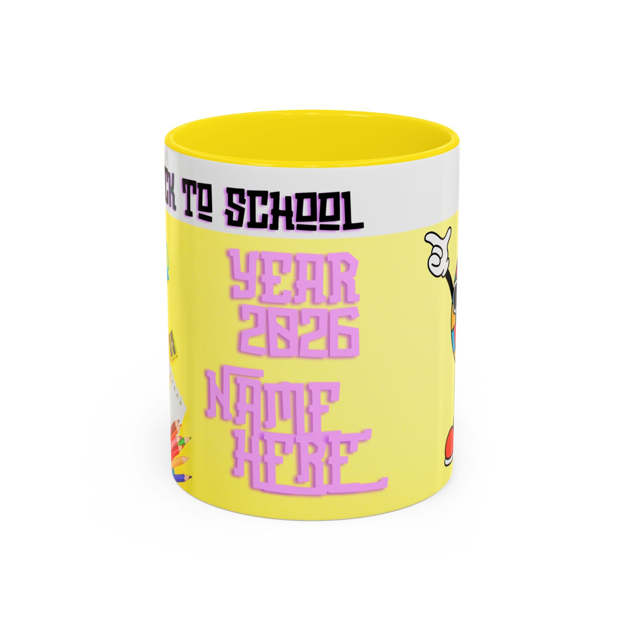 Back to School Disco Coffee Mug — Year 2027 Personalized Accent Mug