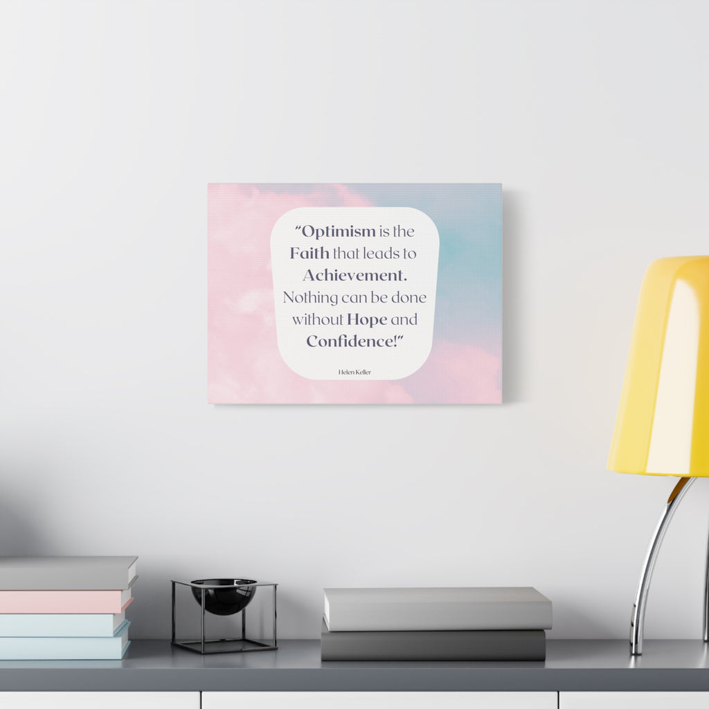 Back to School Motivation Matte Canvas Home, Classroom, Stretched, 1.25"