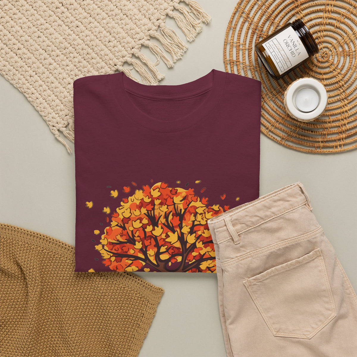 Just a Fall Girl Autumn Graphic T-Shirt