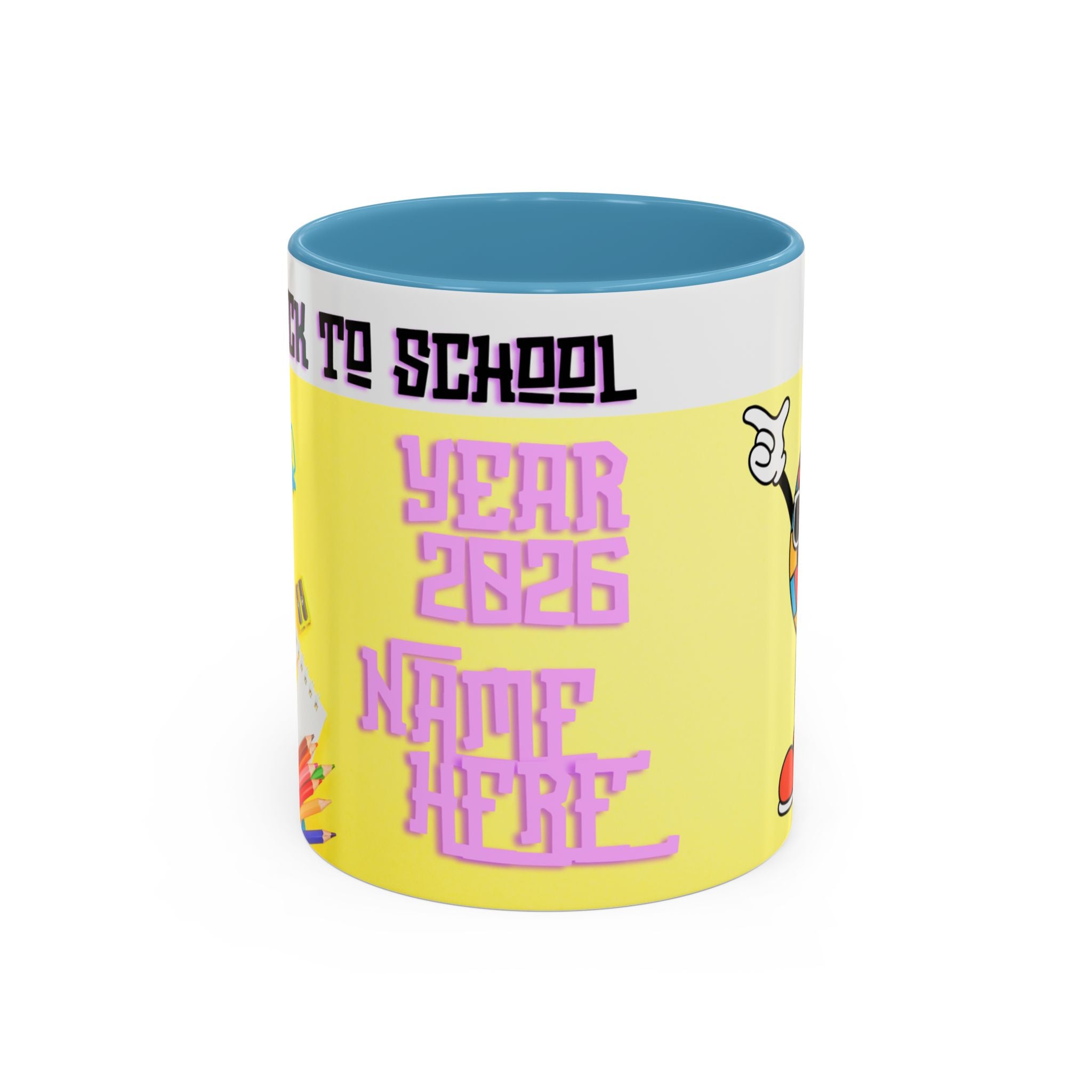 Back to School Disco Coffee Mug — Year 2027 Personalized Accent Mug
