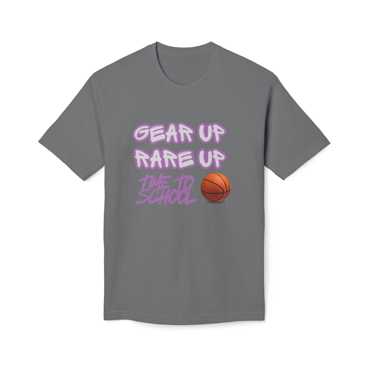 Gear Up, Rare Up | Time to School Basketball T-Shirt