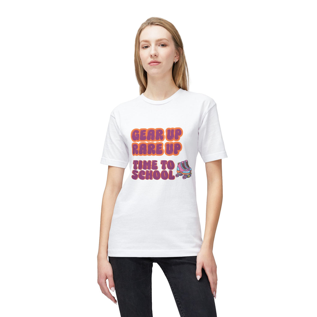 Gear Up, Rare Up | Retro Roller Skate T-Shirt