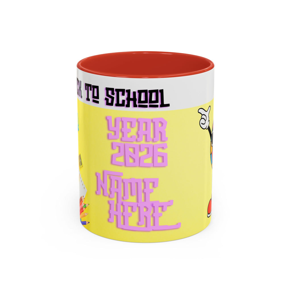 Back to School Disco Coffee Mug — Year 2027 Personalized Accent Mug