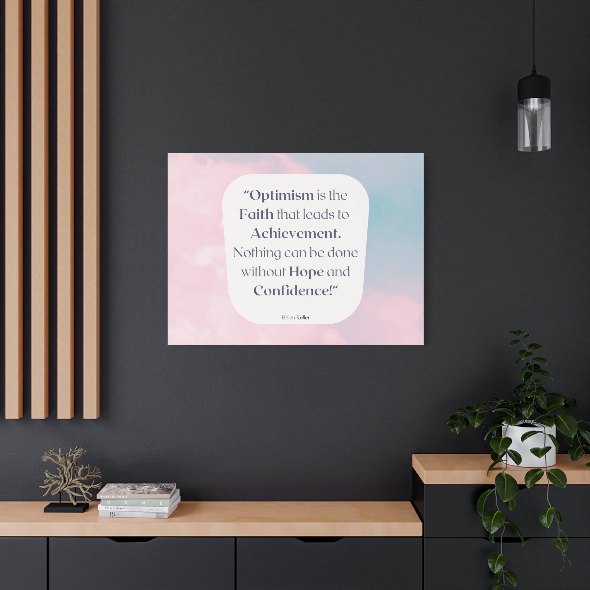 Back to School Motivation Matte Canvas Home, Classroom, Stretched, 1.25"