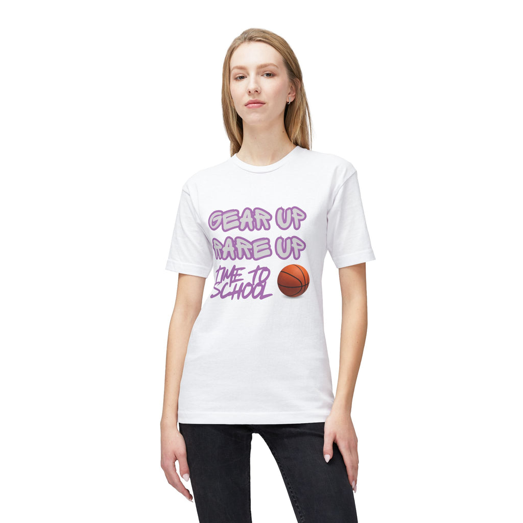 Gear Up, Rare Up | Time to School Basketball T-Shirt