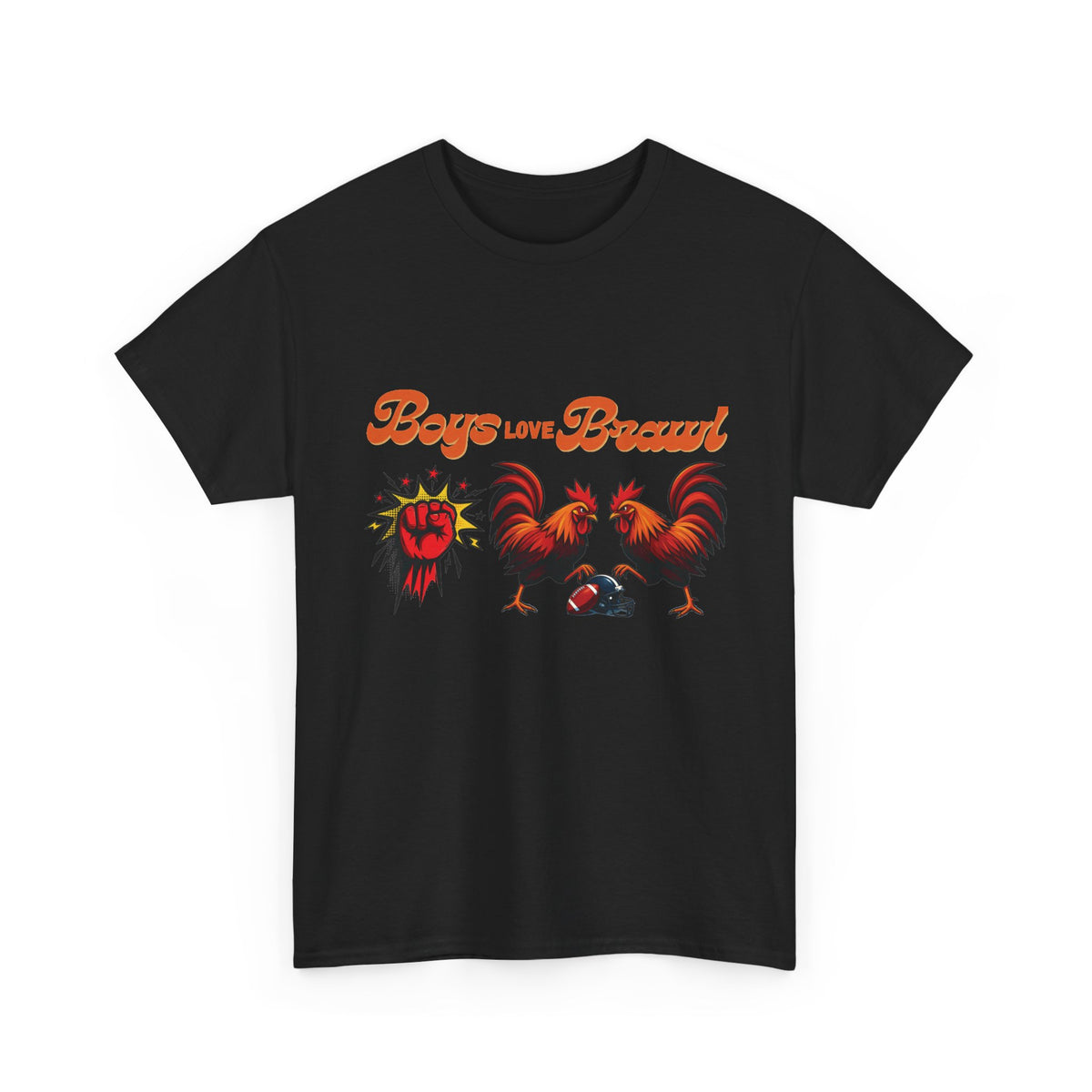 Boys Love Brawl Rooster T-Shirt