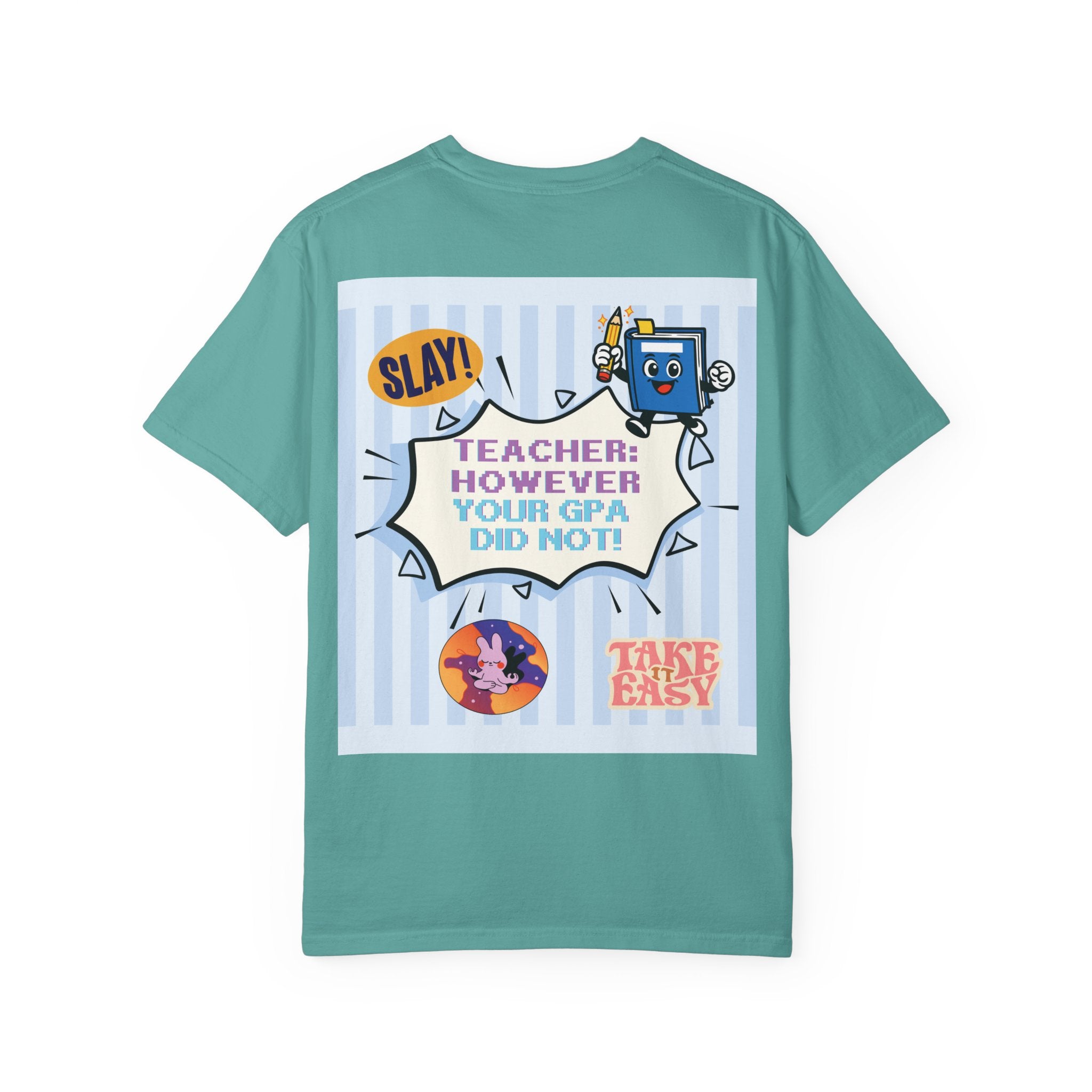 T-Shirt — "The Exam Understood Me" Novelty Graphic Tee (Teacher/GPA Humor)