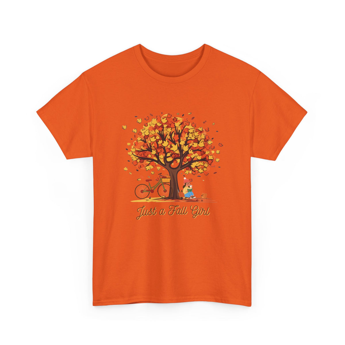 Just a Fall Girl Autumn Graphic T-Shirt