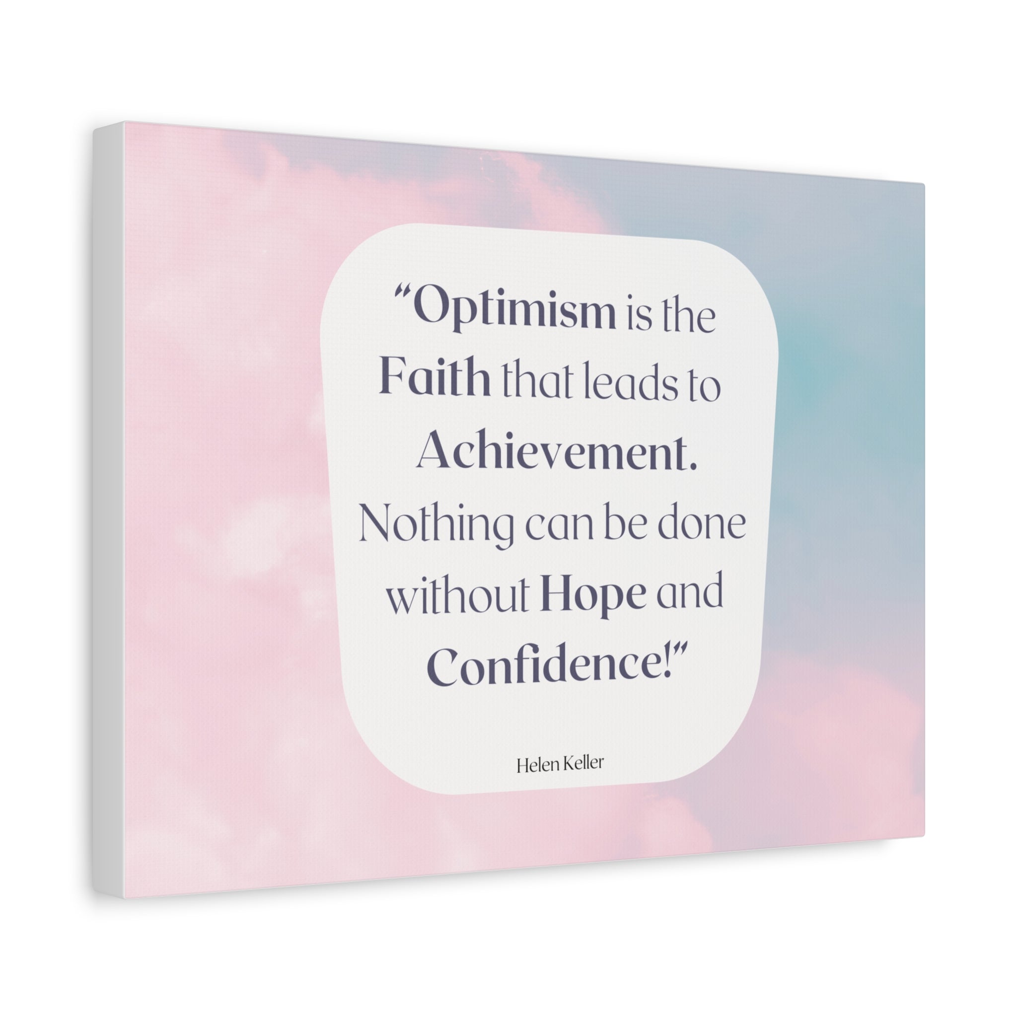 Back to School Motivation Matte Canvas Home, Classroom, Stretched, 1.25"