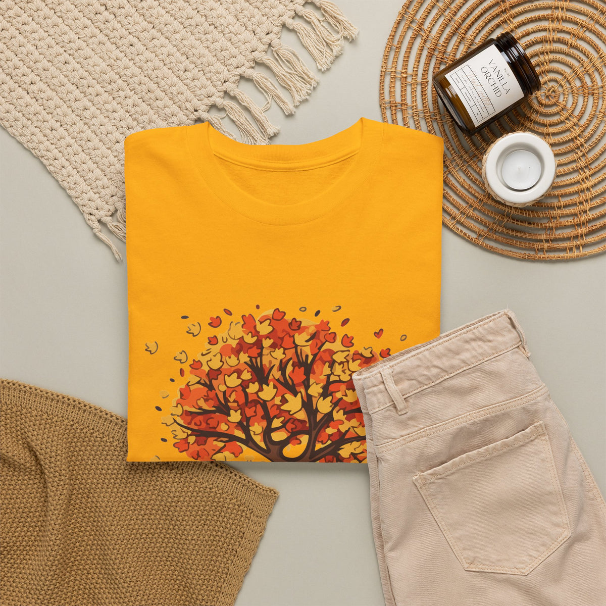 Just a Fall Girl Autumn Graphic T-Shirt
