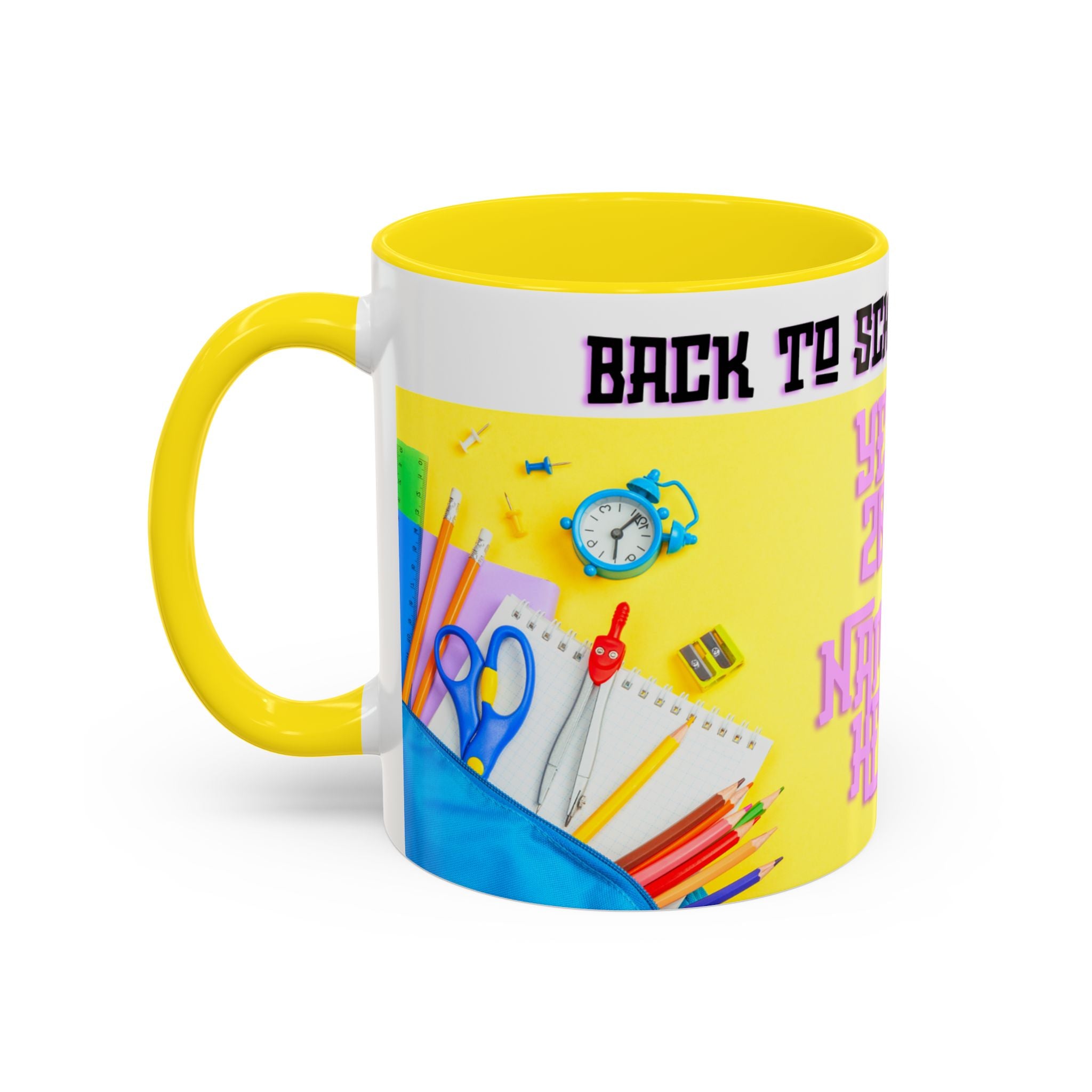 Back to School Disco Coffee Mug — Year 2027 Personalized Accent Mug