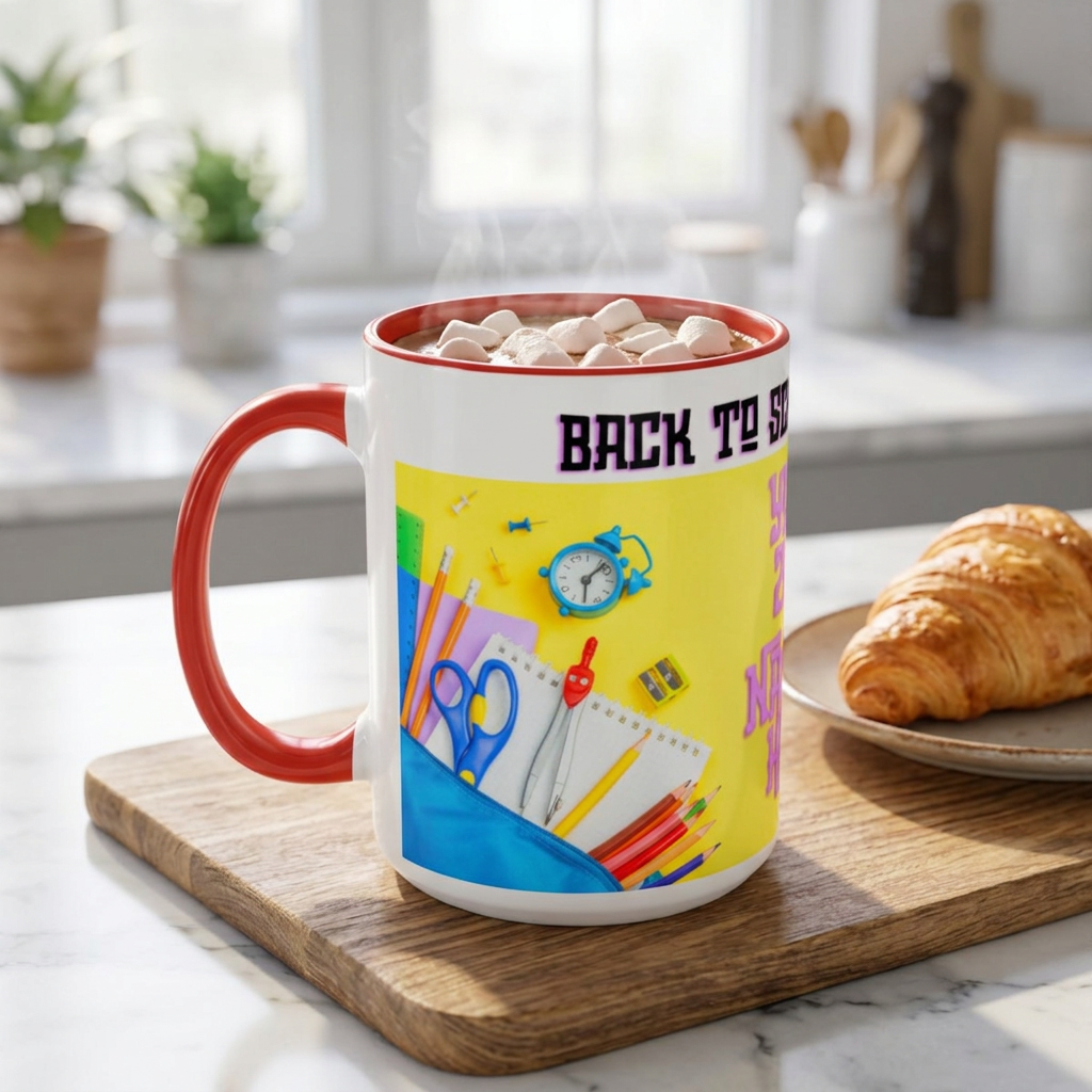 Back to School Disco Coffee Mug — Year 2027 Personalized Accent Mug