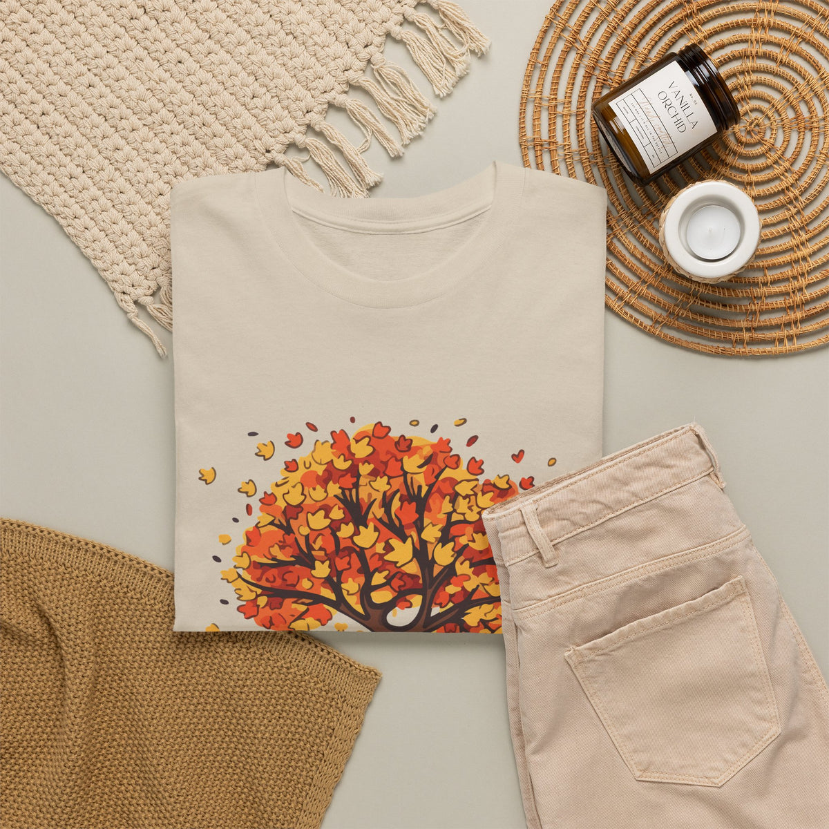 Just a Fall Girl Autumn Graphic T-Shirt