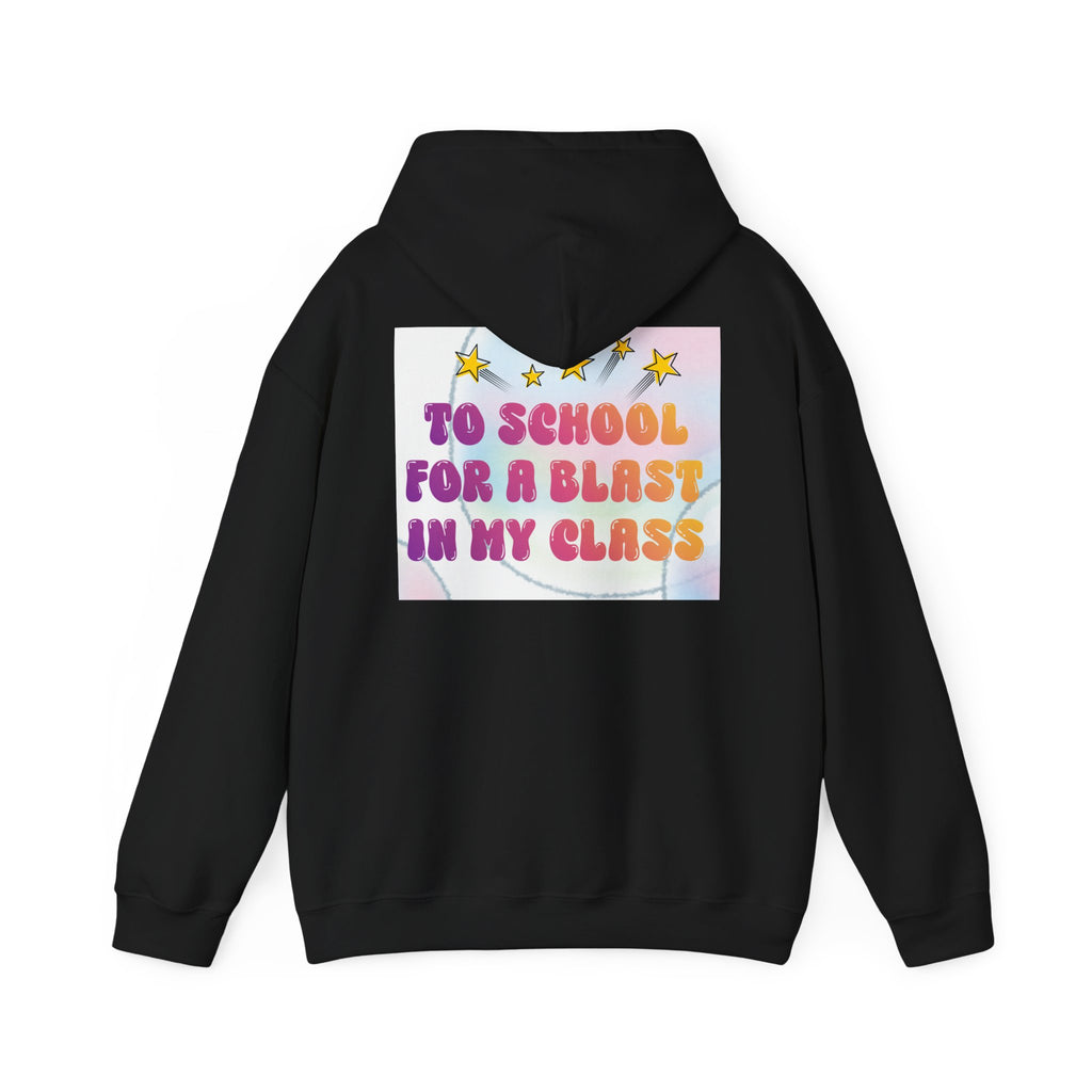 Back to School Hoodie — "I'm Back" Colorful Sweatshirt