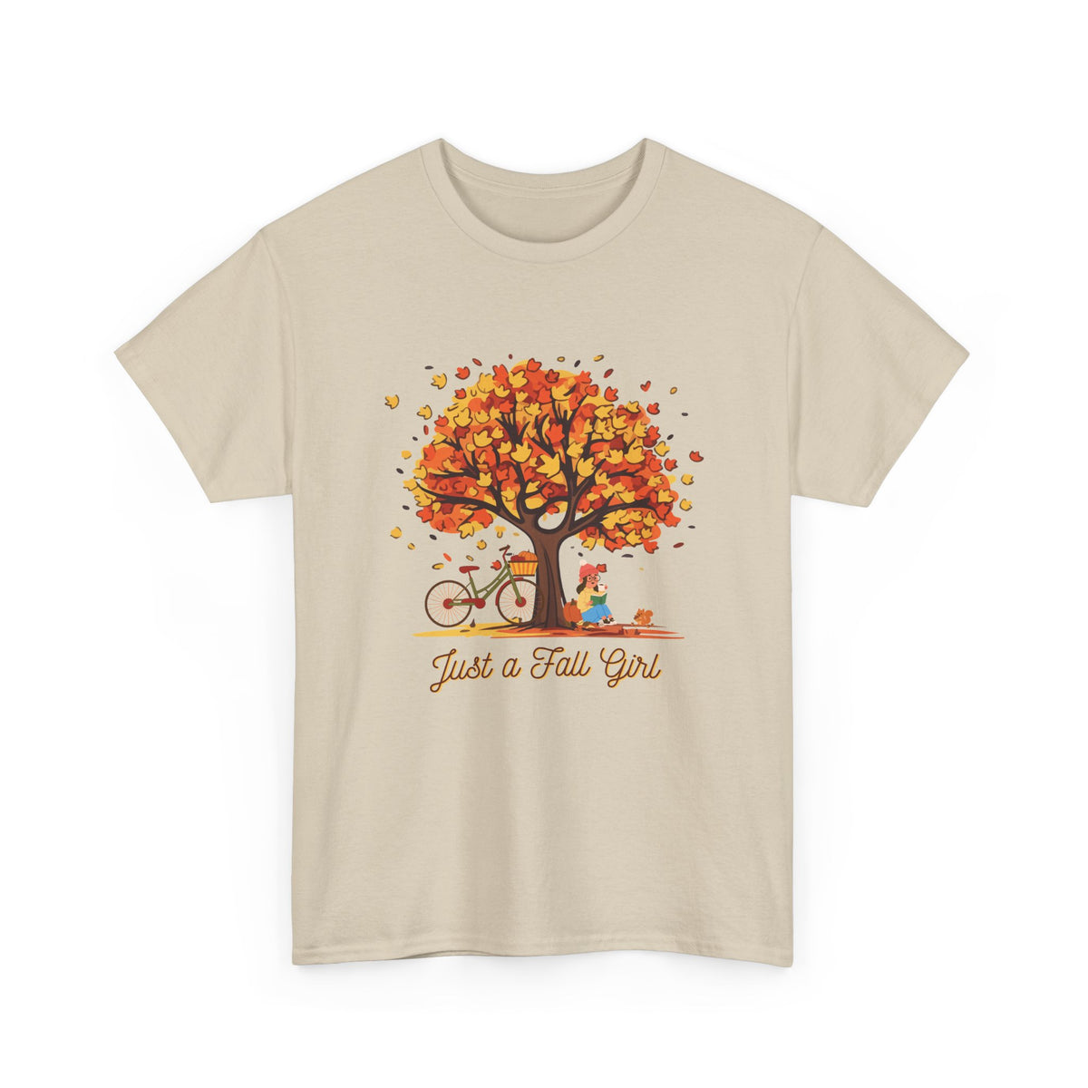 Just a Fall Girl Autumn Graphic T-Shirt