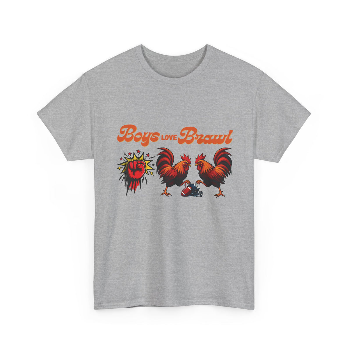 Boys Love Brawl Rooster T-Shirt