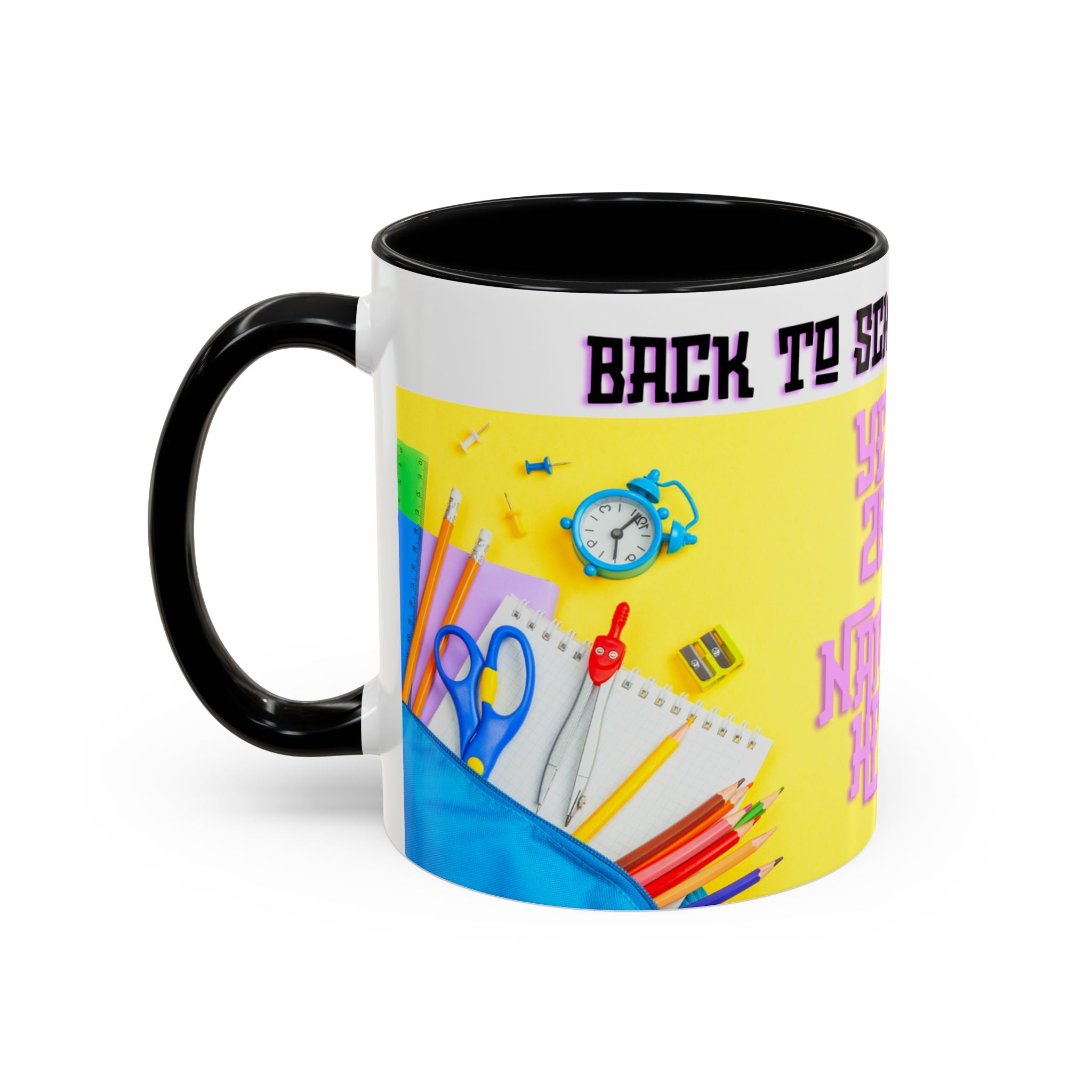 Back to School Disco Coffee Mug — Year 2027 Personalized Accent Mug