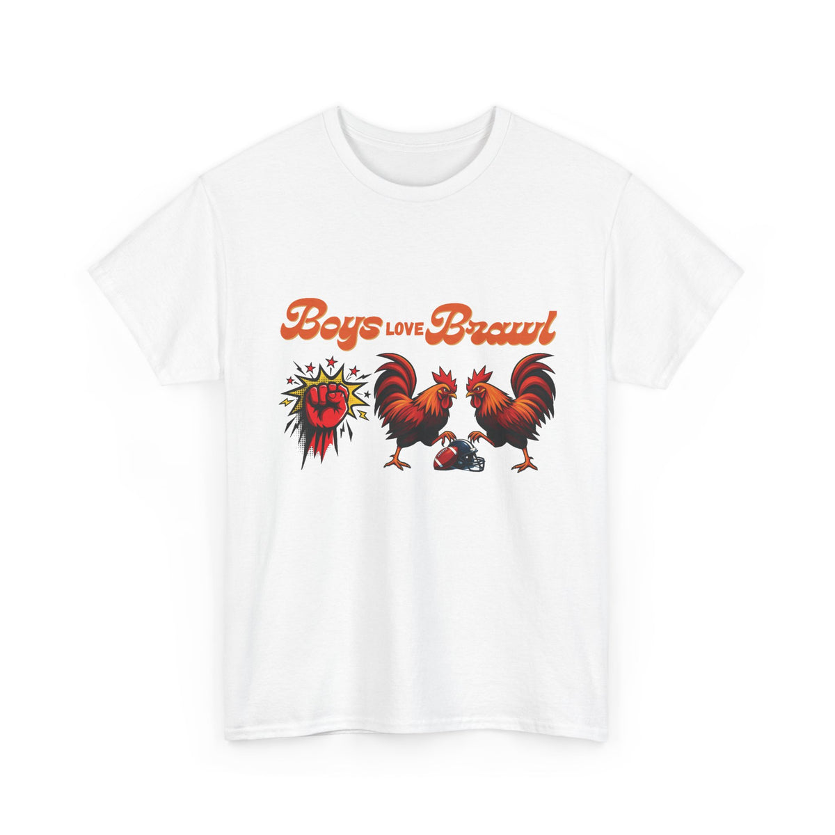 Boys Love Brawl Rooster T-Shirt