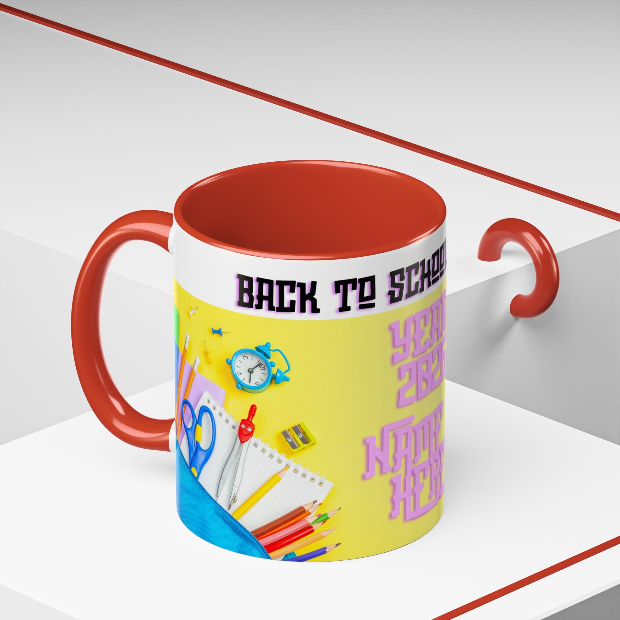 Back to School Disco Coffee Mug — Year 2027 Personalized Accent Mug