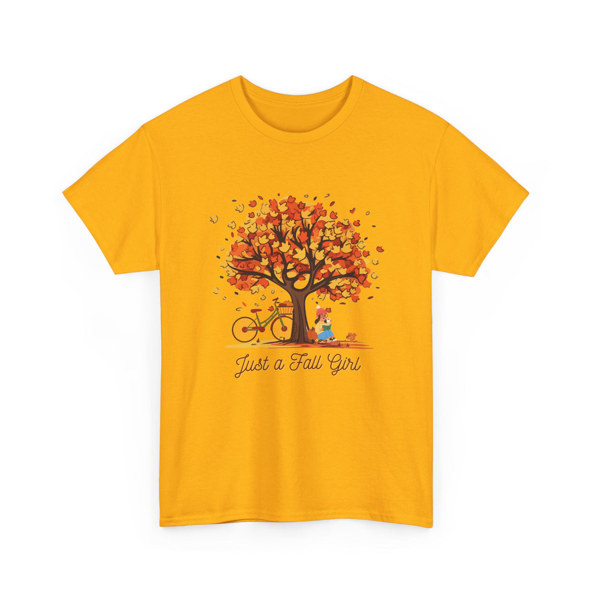 Just a Fall Girl Autumn Graphic T-Shirt