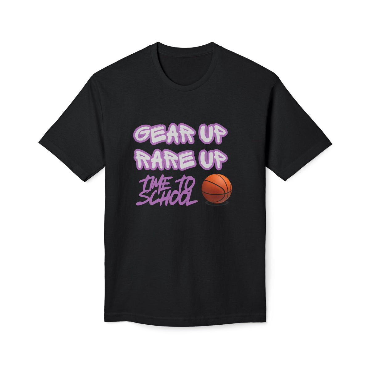Gear Up, Rare Up | Time to School Basketball T-Shirt