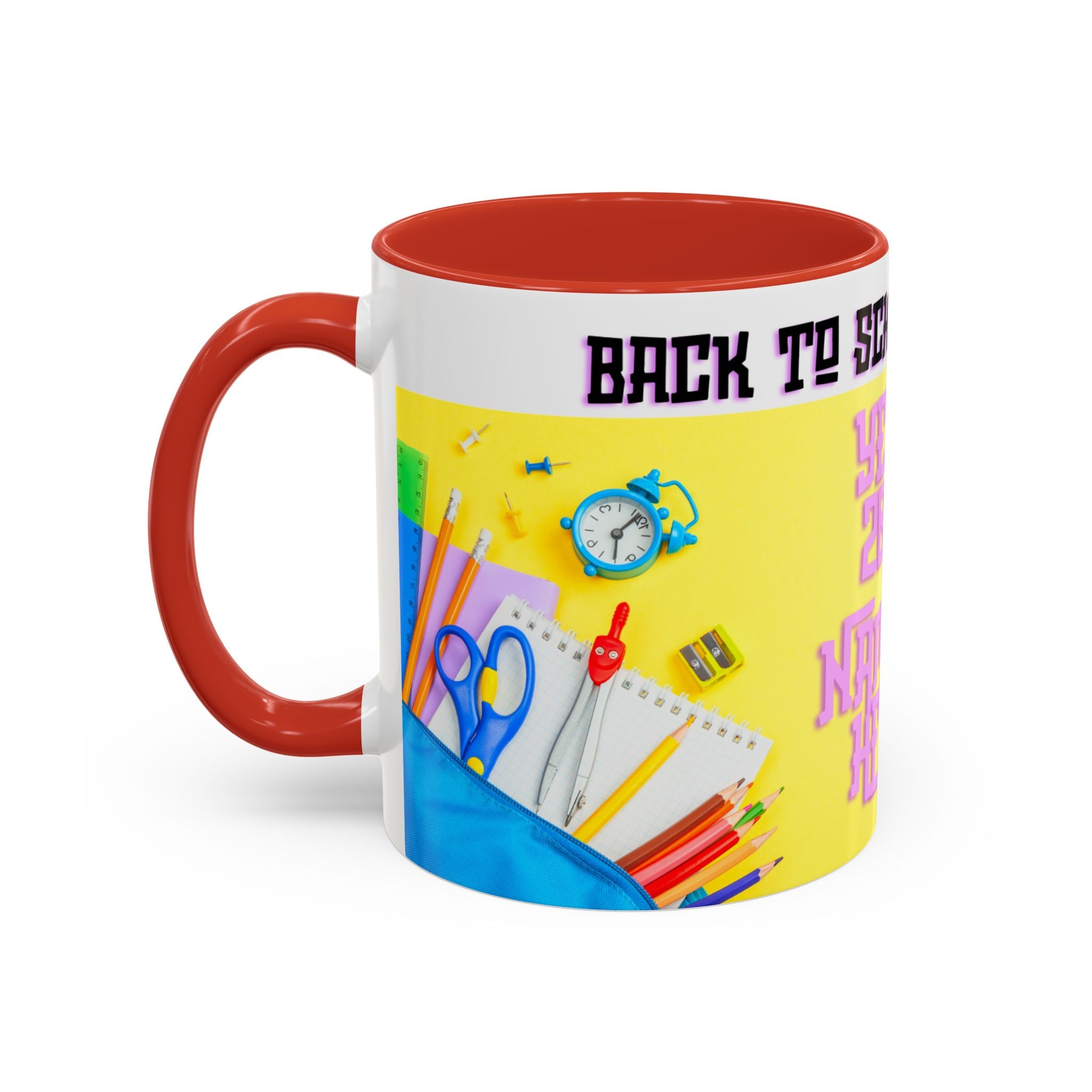 Back to School Disco Coffee Mug — Year 2027 Personalized Accent Mug